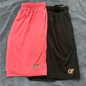 Odd Future shorts, 2 pairs, Mens small